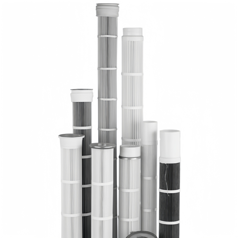  PLEATED SLEEVE FILTER FOR ASPHALT PLANT