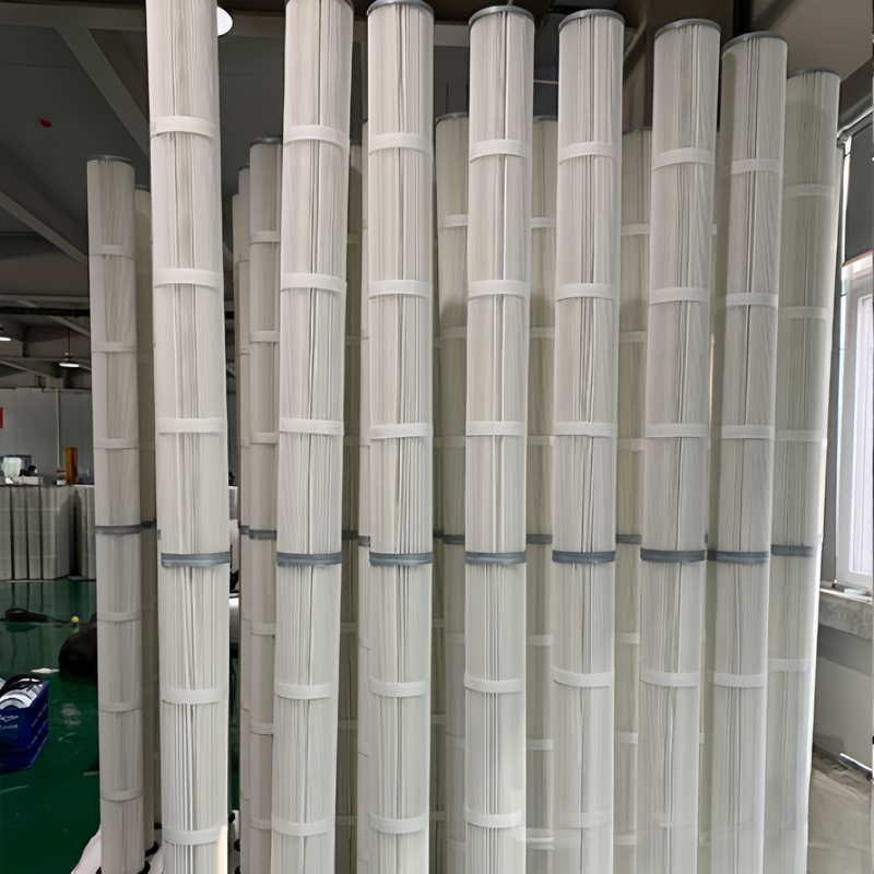  PLEATED SLEEVE FILTER FOR ASPHALT PLANT